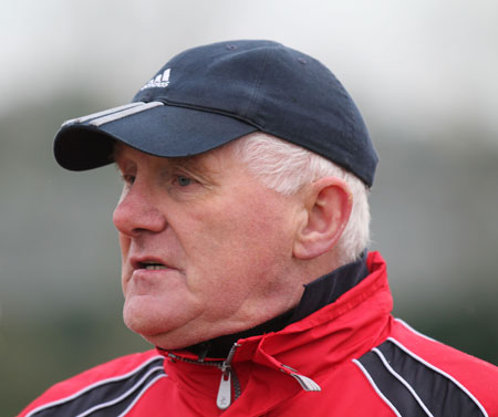 Action from the 2012 NFL division two clash between Donegal and Cork in Pirc Aoidh Ruaidh.