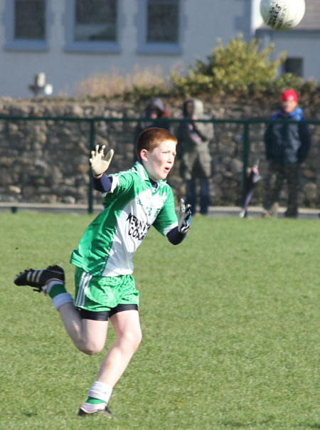 Action from the under 16 league game against Four Masters.