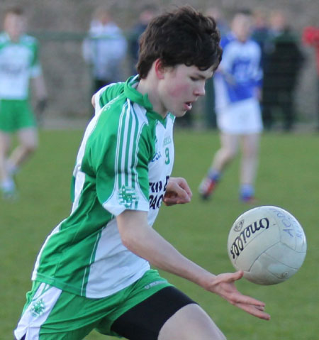 Action from the under 16 league game against Four Masters.