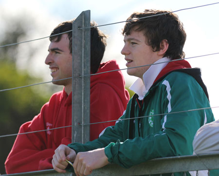 Action from the division one National Football League match between Donegal and Mayo.