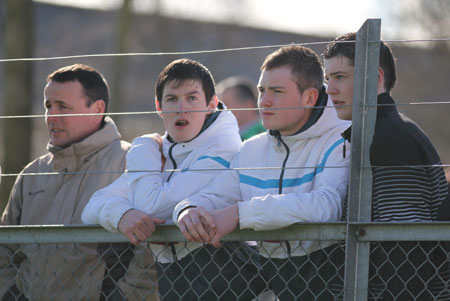 Action from the division one National Football League match between Donegal and Mayo.