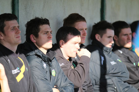 Action from the division one National Football League match between Donegal and Mayo.