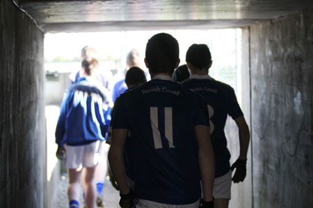 Action from the under 16 league game against Naomh Conaill.