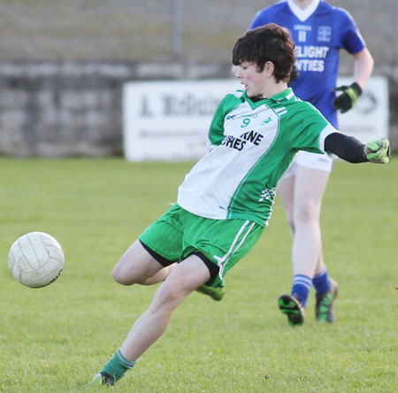 Action from the under 16 league game against Naomh Conaill.