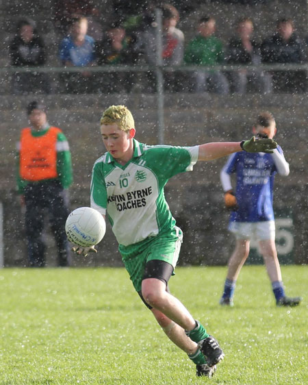 Action from the under 16 league game against Naomh Conaill.