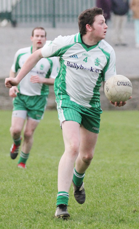 Action from the challenge match against Devenish.