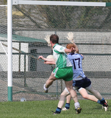 Action from the challenge match against Belcoo.