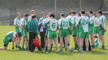 Action from the challenge match against Belcoo.