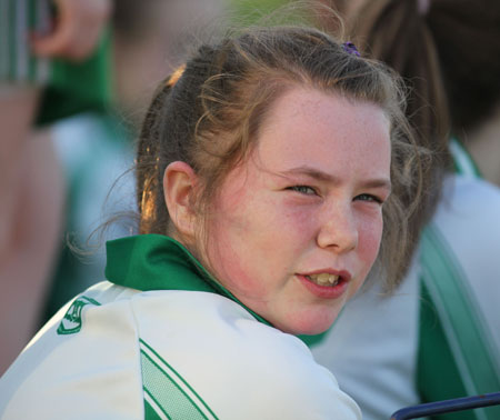 Action from the 2012 ladies under 14 match between Aodh Ruadh and Four Masters.