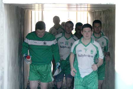 Action from the division three senior football league match against Termon.