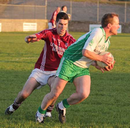 Action from the division three senior football league match against Termon.