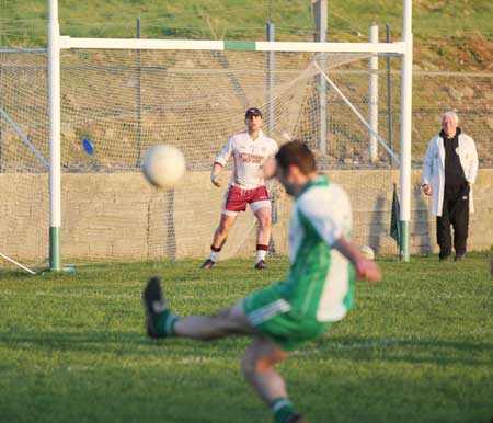 Action from the division three senior football league match against Termon.