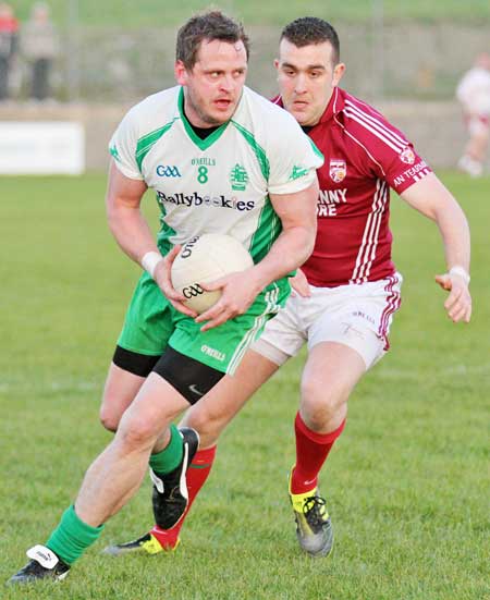 Action from the division three senior football league match against Termon.