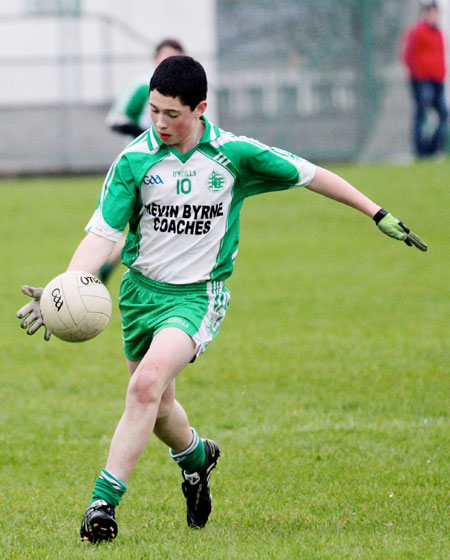 Action from the under 16 league game against Ardara.