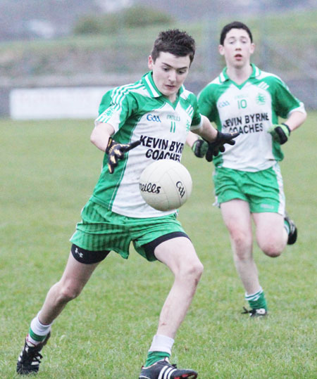 Action from the under 16 league game against Ardara.