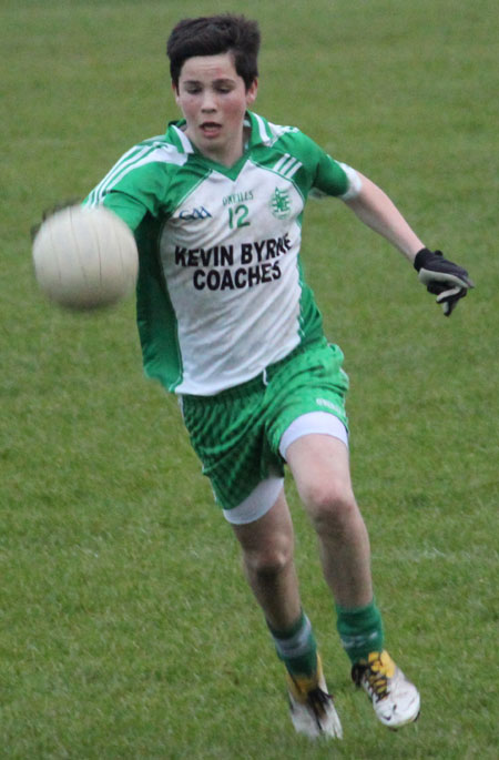 Action from the under 16 league game against Ardara.