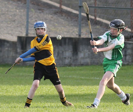 Action from the Aodh Ruadh v Saint Eunan's game.