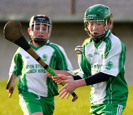 Action from the Aodh Ruadh v Saint Eunan's game.