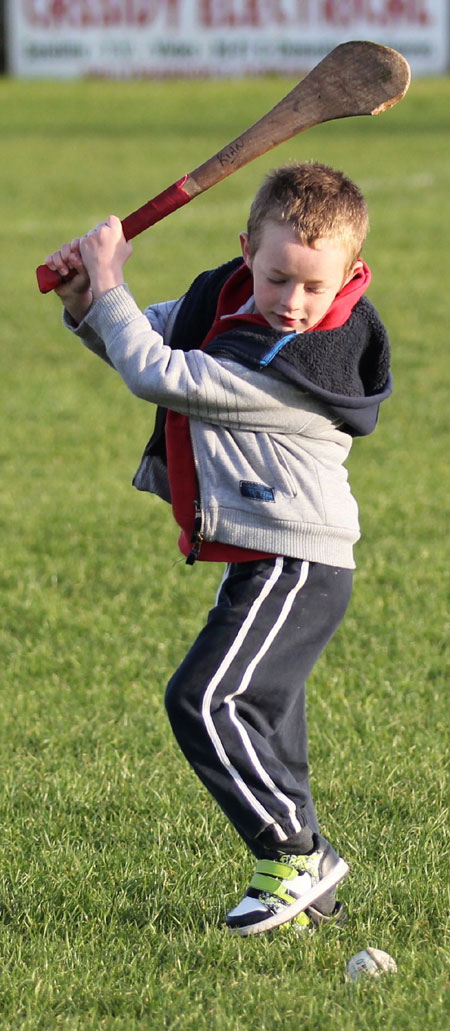 Action from the Aodh Ruadh v Saint Eunan's game.