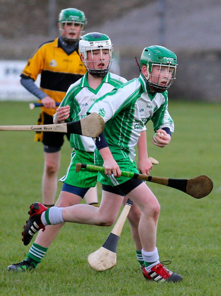 Action from the Aodh Ruadh v Saint Eunan's game.