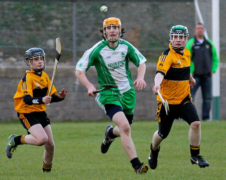 Action from the Aodh Ruadh v Saint Eunan's game.