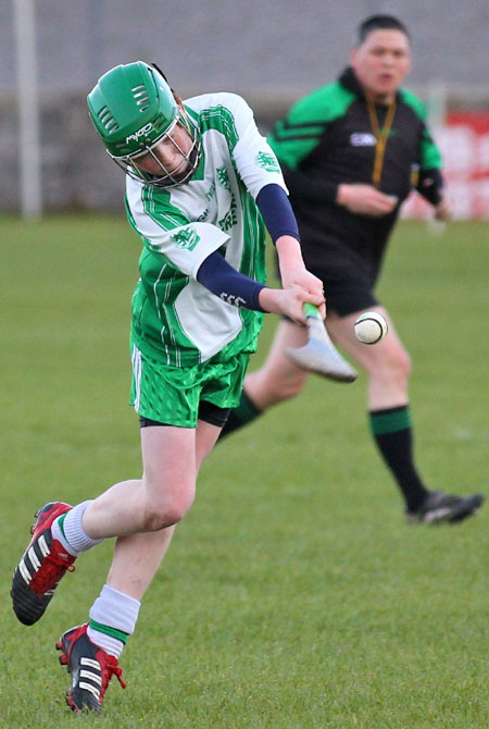 Action from the Aodh Ruadh v Saint Eunan's game.