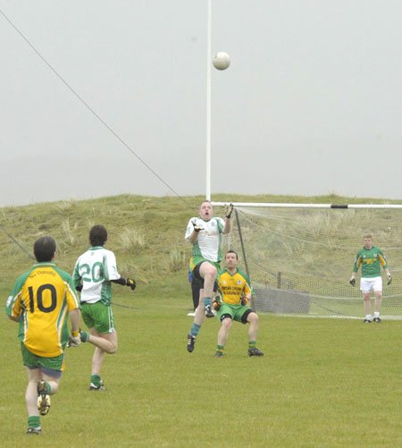 Action from the division three senior reserve football league match against Downings.