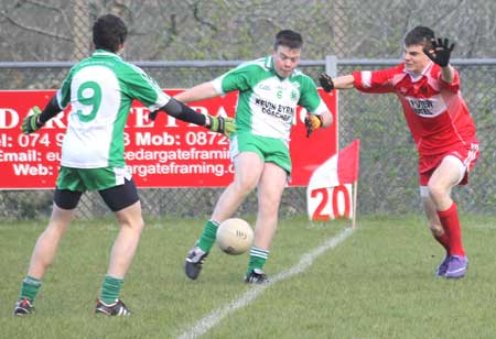 Action from the under 16 league game against Killybegs.