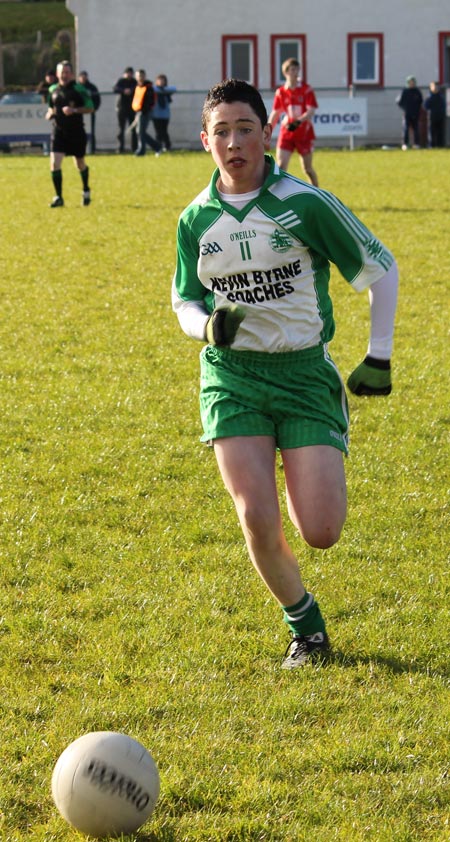 Action from the under 16 league game against Killybegs.