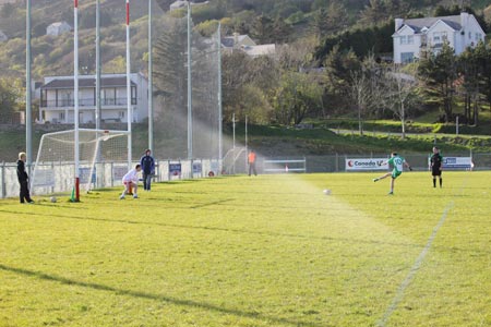 Action from the under 16 league game against Killybegs.