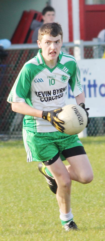 Action from the under 16 league game against Killybegs.