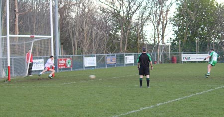 Action from the under 16 league game against Killybegs.