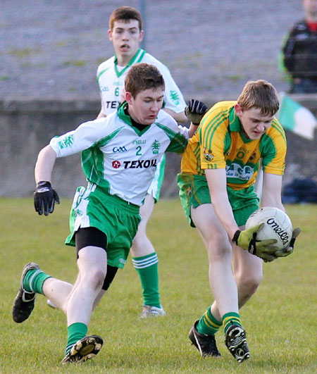 Action from the under 18 league game against Ardara.