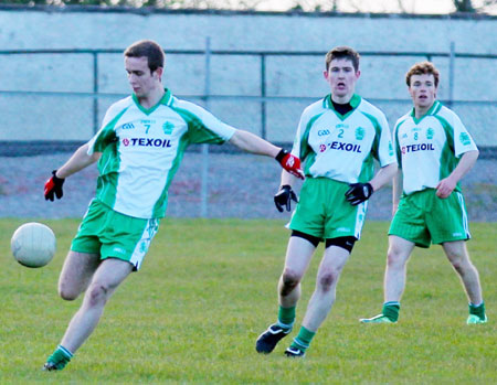 Action from the under 18 league game against Ardara.