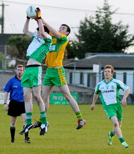 Action from the under 18 league game against Ardara.