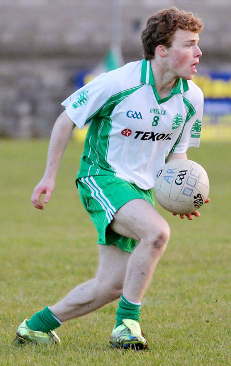 Action from the under 18 league game against Ardara.