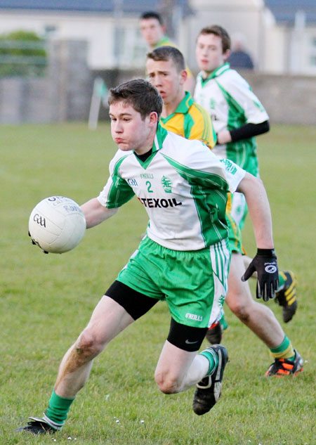 Action from the under 18 league game against Ardara.