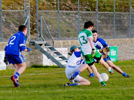 Action from the under 16 championship game against Four Masters.