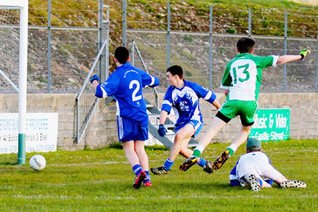 Action from the under 16 championship game against Four Masters.