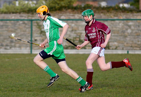 Action from the under 14 Aodh Ruadh v Letterkenny Gaels game.