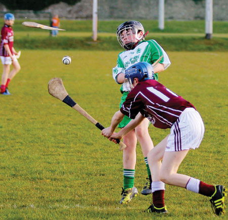 Action from the under 14 Aodh Ruadh v Letterkenny Gaels game.