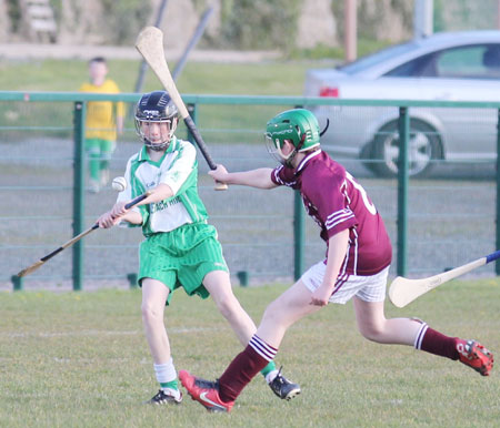 Action from the under 14 Aodh Ruadh v Letterkenny Gaels game.