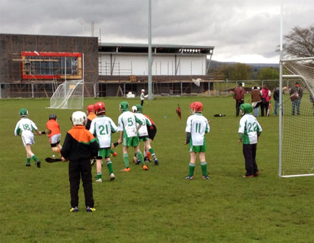 Action from the underage hurling blitz at Owenbeg.