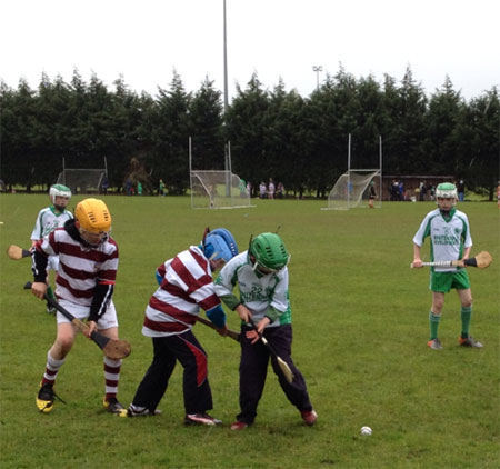 Action from the underage hurling blitz at Owenbeg.