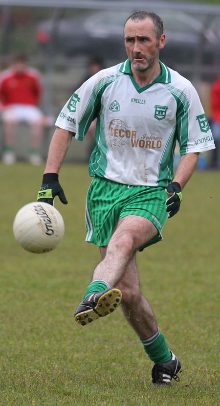 Action from the division three senior reserve football league match against Buncrana.