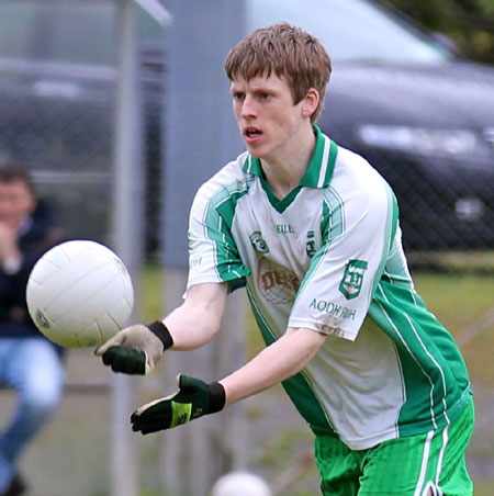 Action from the division three senior reserve football league match against Buncrana.