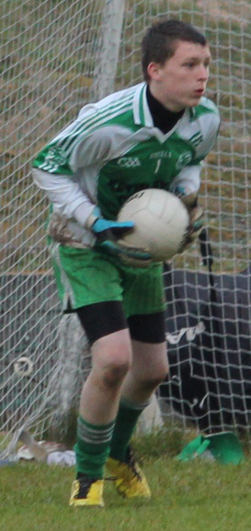 Action from the under 16 league game against Naomh Conaill.