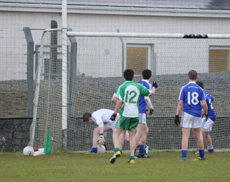 Action from the under 16 league game against Naomh Conaill.