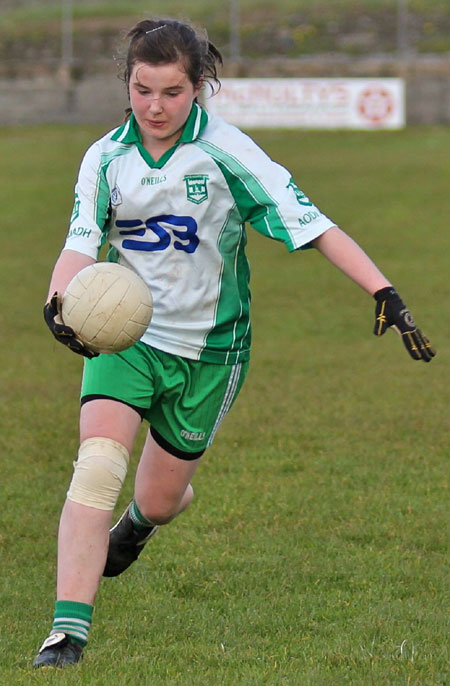 Action from the 2012 ladies under 14 match between Aodh Ruadh and Bundoran.