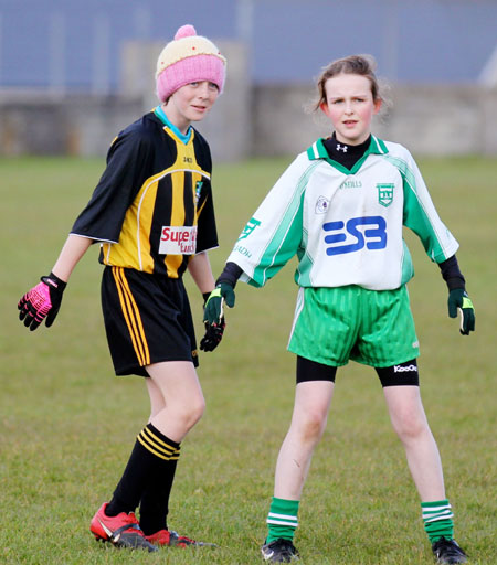 Action from the 2012 ladies under 14 match between Aodh Ruadh and Bundoran.